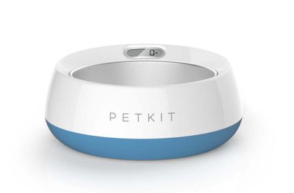 PETKIT FRESH METAL Large Machine Washable Smart Digital Feeding Pet Bowl - Blue