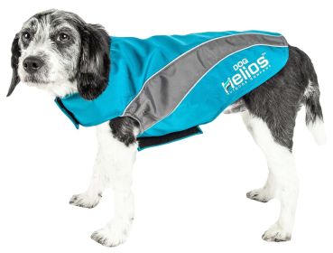 Helios Octane Softshell Neoprene Satin Reflective Dog Jacket w/ Blackshark technology - Small