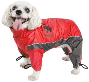 Touchdog Quantum-Ice Full-Bodied Adjustable and 3M Reflective Dog Jacket w/ Blackshark Technology - Medium